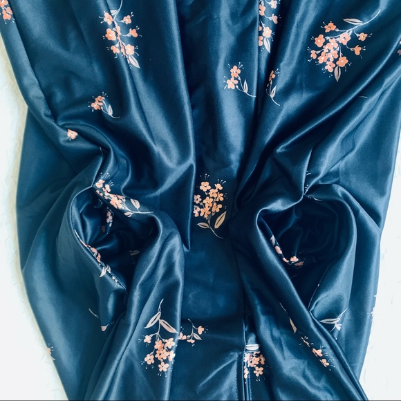 Mr. B of California Long Sleeve Floral Maxi Dress - Picture 7 of 9